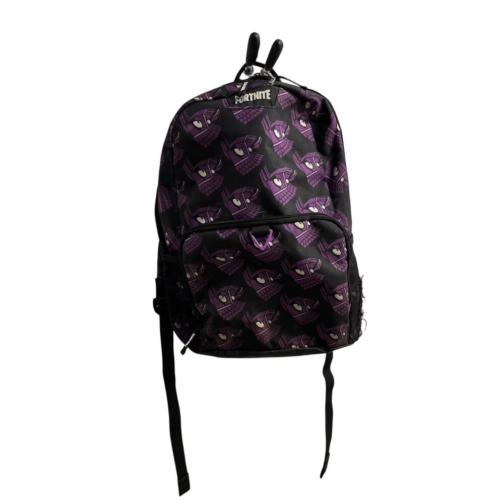 Fortnite Llama Loot Pinata Kids' Black Purple Backpack